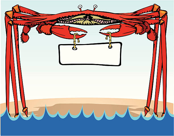 Crabby vector art illustration
