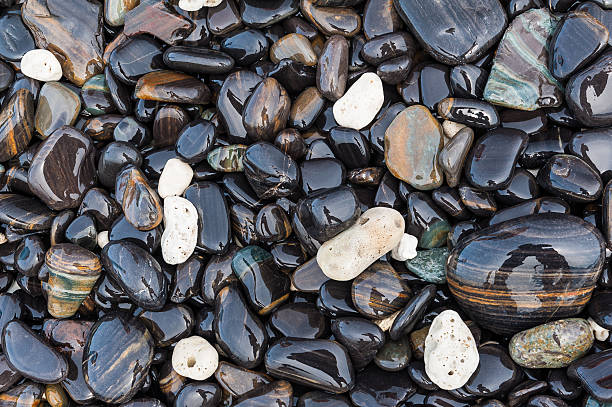 River rocks stock photo