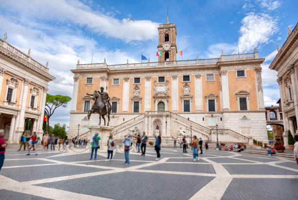 istock Piazza del Campidoglio in Rome 1530607759