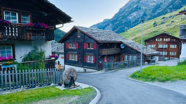 istock Vals, Switzerland, Graubunden canton, typical houses 1530614034