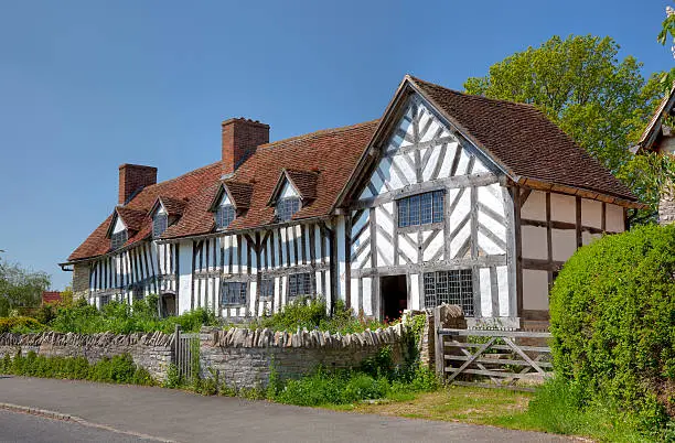 Mary Arden's (Mother of William Shakespeare) House, Wilmcote, Warwickshire, England.