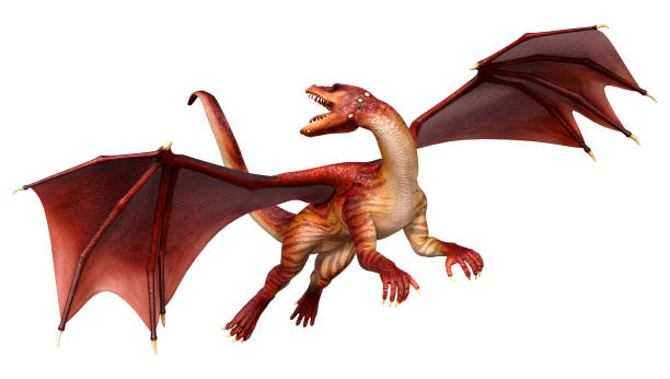 istock 3D Rendering Fairy Tale Dragon on White 1530621514