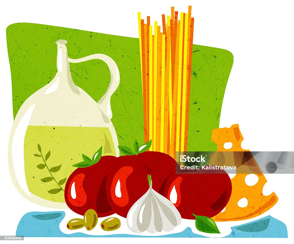 Pasta - Illustrazione stock royalty-free di Spaghetti