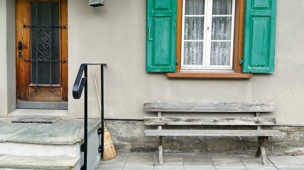 Free Stock Photo of Wooden House With Bench in Front | Download Free ...