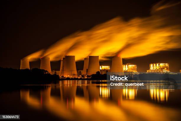 Kraftwerklange Belichtung Stockfoto und mehr Bilder von Abgas - Abgas, Kohle, Treibhausgas