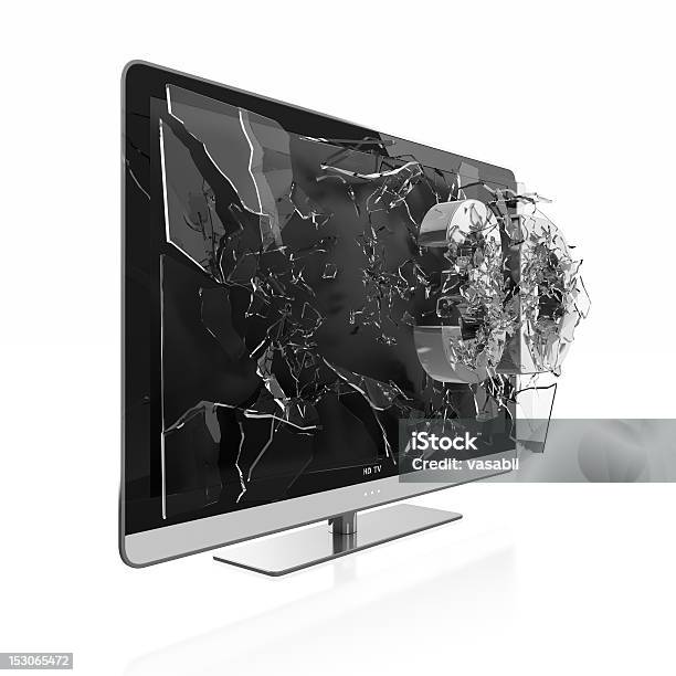 3 D Tv - Fotografias de stock e mais imagens de Alfabeto - Alfabeto, Apresentação Digital, Arte, Cultura e Espetáculo