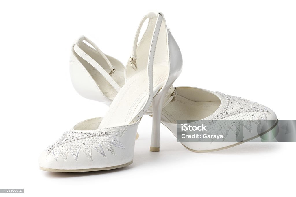 Женщины обувь - Стоковые фото Белый роялти-фри