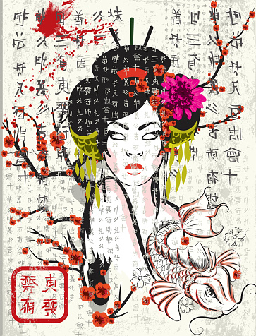 Japanese Art Illustration