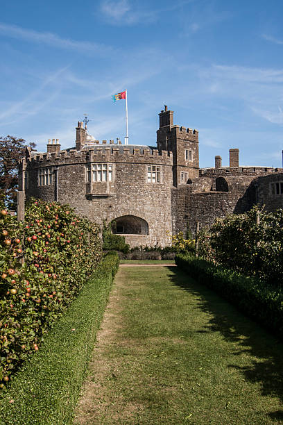 castelo walmer jardins verticais - deal kent - fotografias e filmes do acervo