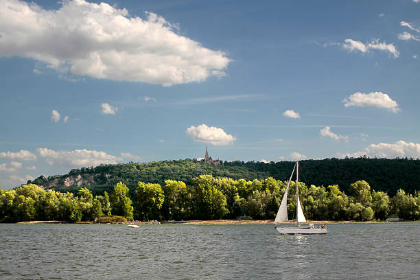 istock Sailing boat on the Rhine 153067108