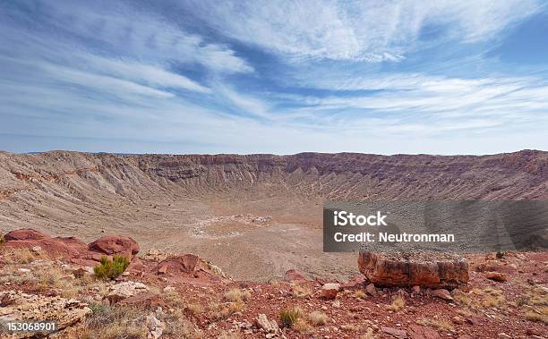 Barringer Crater Stock Photo - Download Image Now - Arizona Meteor Crater, Arizona, Flagstaff - Arizona