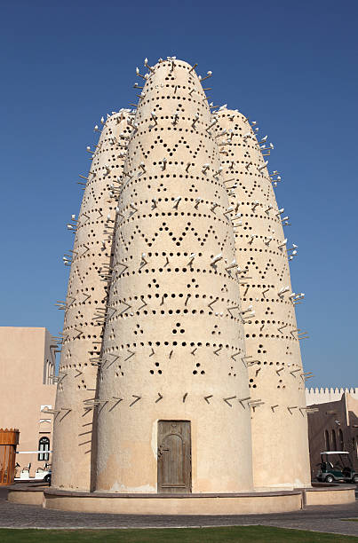 istock Pigeon tower in Doha, Qatar 153069058