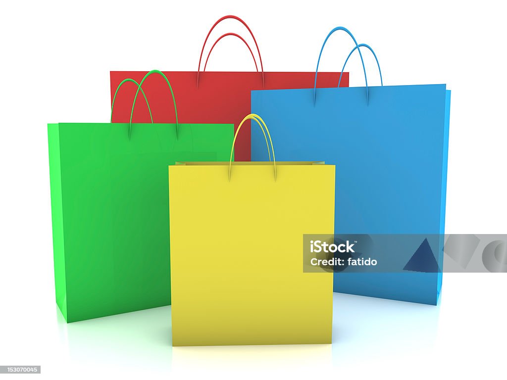 ショッピングバッグ - 3Dのロイヤリティフリーストックフォト