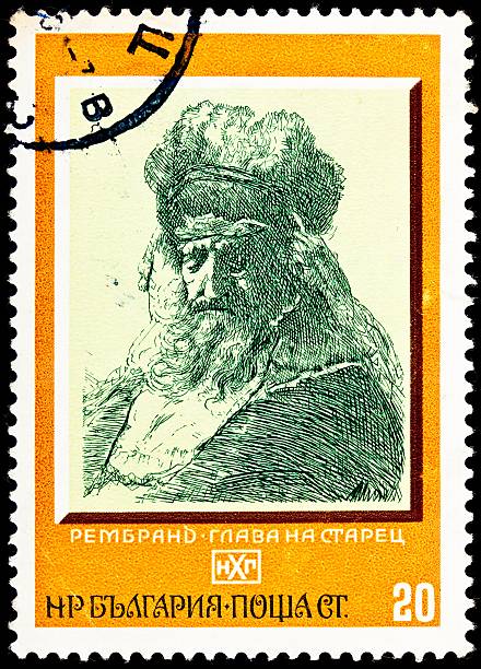 istock Old Man with a Fur Cap and Flowing Beard Rembrandt 153070530