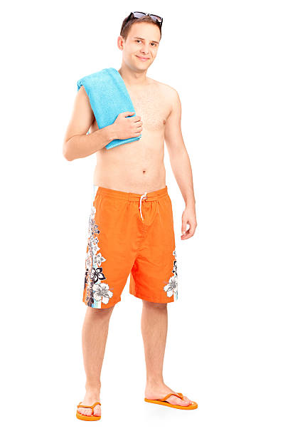 istock Young male in bathing clothes 153070923