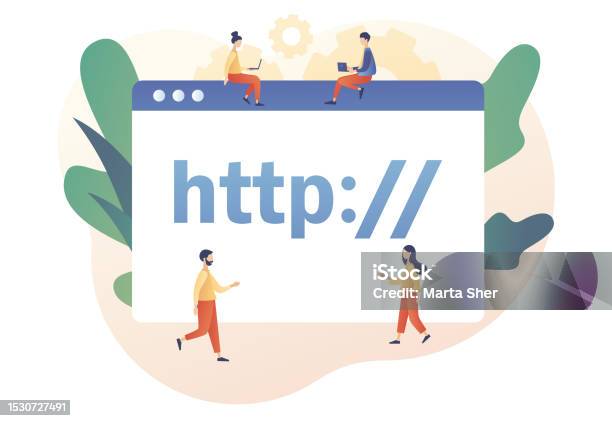 Http Data Web Page Hypertext Transfer Protocol Concept Web Browser ...