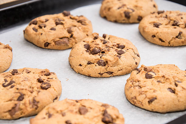 istock Fresh homemade Cookies on a griddle 153072926