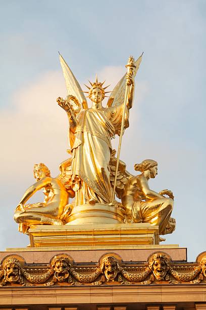 istock Liberty sculpture on the Paris Opera roof 153072992