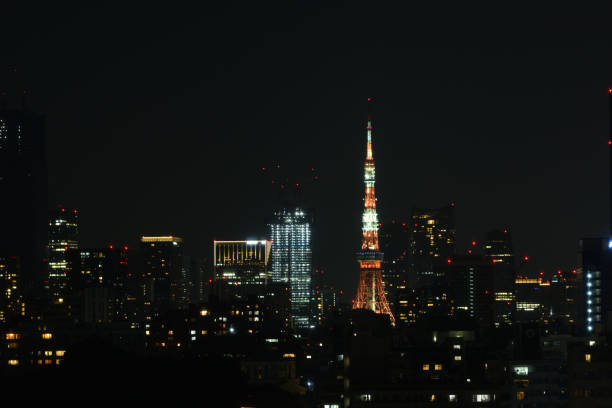 istock Night view of Tokyo Tower 1530739099