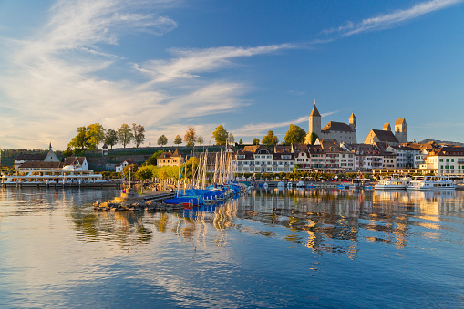 View of the old town of Rapperswil-Jona, Switzerland