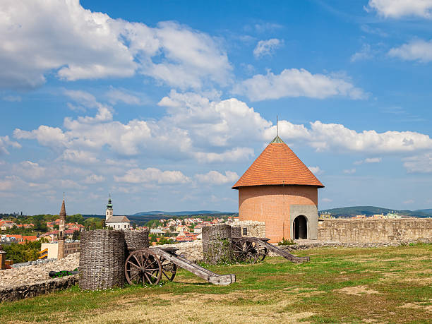 Walls of the fortress of Eger, Hungary.