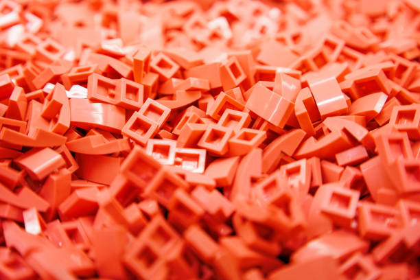 Pink toy parts Background