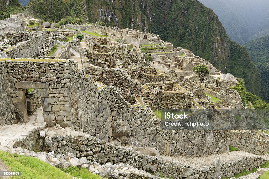 Machu Picchu, Peru Peru, Machu Picchu the lost ancient incas town American Culture Stock Photo