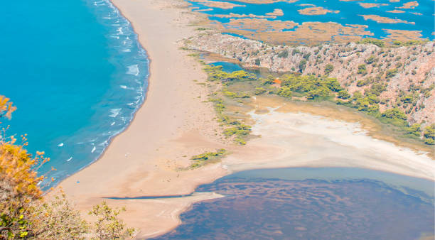 istock Panoramic view of iztuzu beach 1530776071