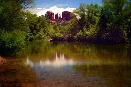 Oak creek at cathedral Rock Sedona Arizona