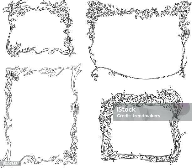 Hand Drawn Frames Stock Illustration - Download Image Now - Border - Frame, Snake, Ornate