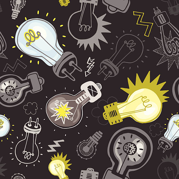 Edison Patterns 300+ Edison Bulb Vector Stock Illustrations, Royalty-Free Vector ...