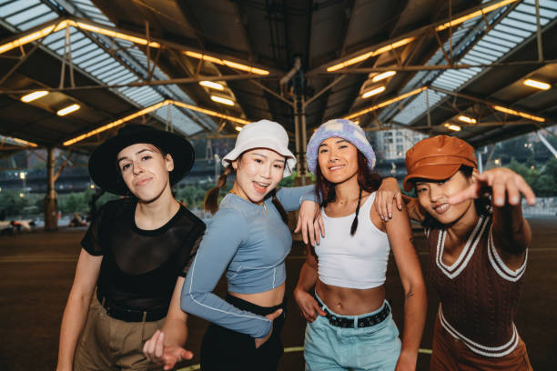 istock Portrait of friends looking at camera 1530809269