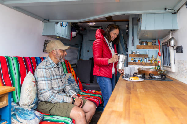 istock Preparing Post Surf Coffee in Our Campervan 1530814504