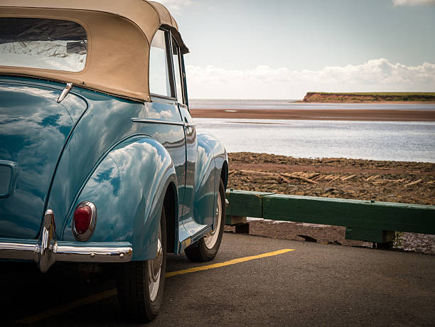 istock Classic Car at the Beach 153083705