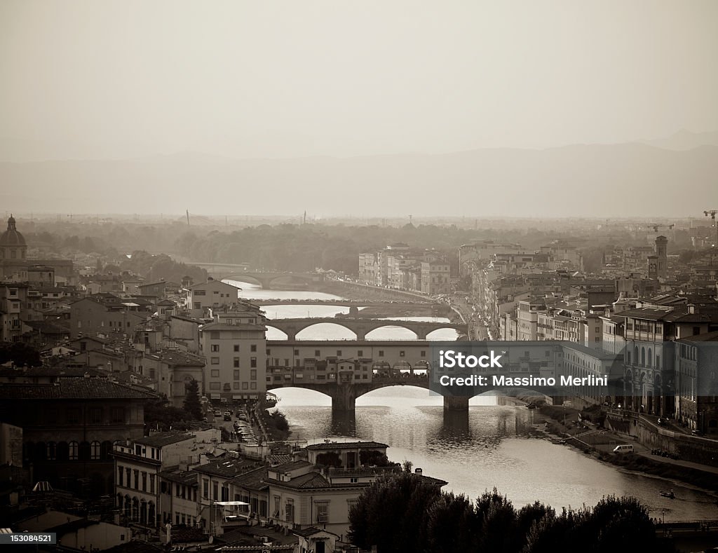 Skyline di Firenze - Foto stock royalty-free di Acqua