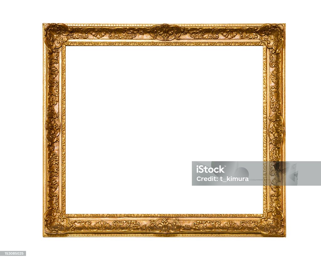 Moldura dourada - Foto de stock de Moldura de Quadro - Equipamento de arte e artesanato royalty-free