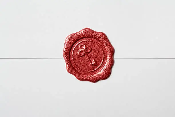 Wax Seal with key.