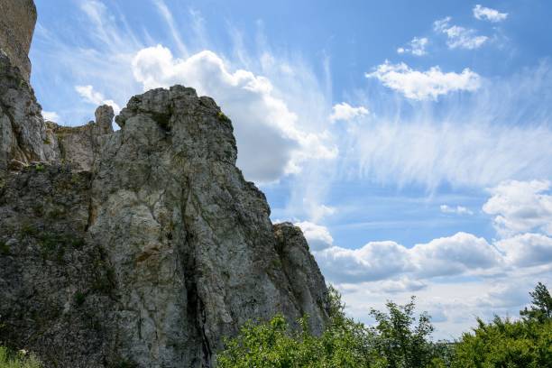 istock Majestic cliff set against a bright blue sky. 1530852775