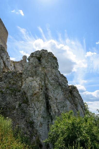 istock Majestic view of a cliff set against a bright blue sky. 1530852800
