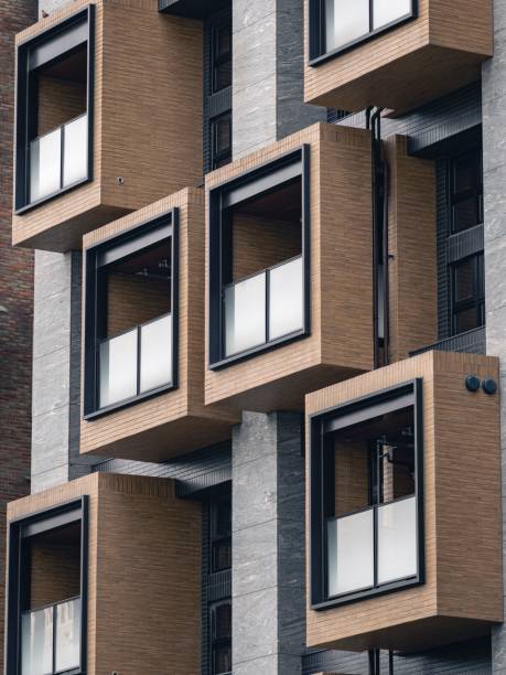 istock Contemporary building with an eye-catching architectural design 1530855334