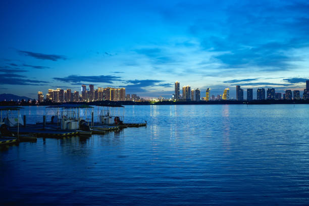 istock City night view and marina 1530861904