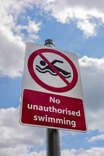istock warning sign no unauthorised swimming in this area 1530928160