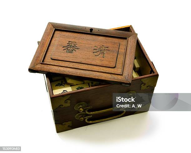 Mah Jong Box Stock Photo - Download Image Now - Chinese Culture, Chinese Ethnicity, Box - Container