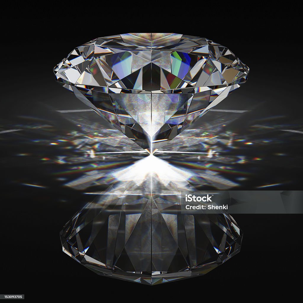 Brilhante Diamante - Foto de stock de Diamante - Pedra preciosa royalty-free