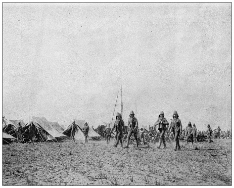 istock Antique image from British magazine: Sudan, Atbara Camp 1530942958