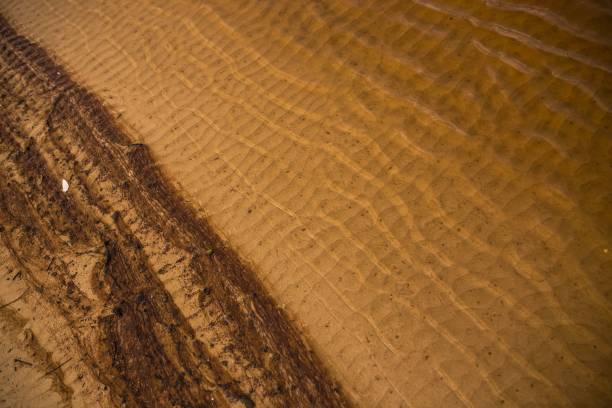 istock Close-up of beautiful tiny waves in the shallow waters 1530962360