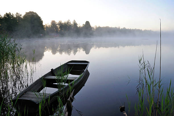 istock Lake in August morning 153098990