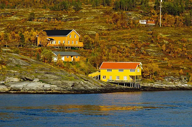 Coast of Norway near the town Tromsø