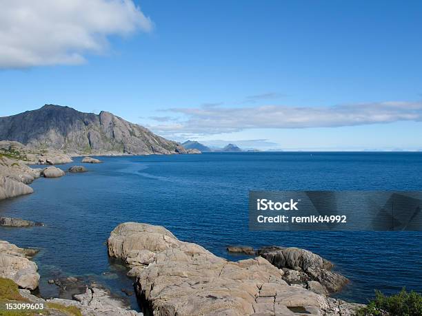 Norway Landscape Stock Photo - Download Image Now - Aerial View, Bay of Water, Beach