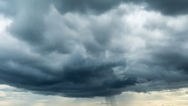 4k Timelapse : Storm clouds